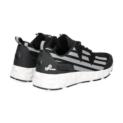 EA7 Zapatillas de Hombre X8X033 N629 BLACK+SILV