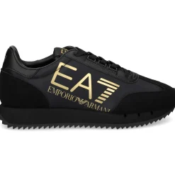 EA7 Zapatillas de Hombre 7X000541 MZ177 BLACK/GOL