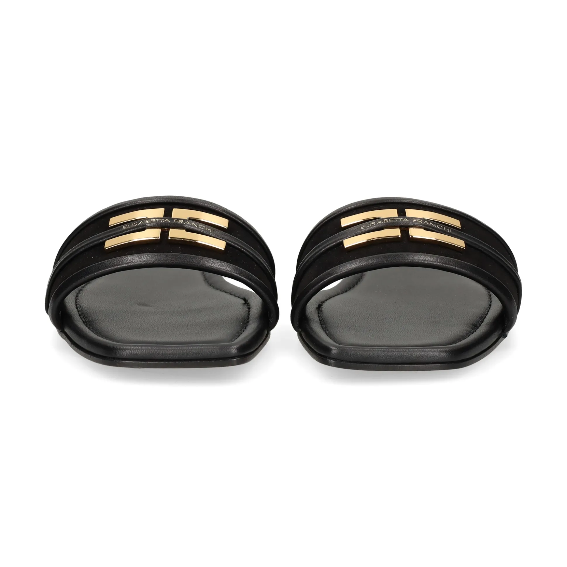 ELISABETTA FRANCHI Sandalias planas de Mujer SA72L61E2 110 NEGRO