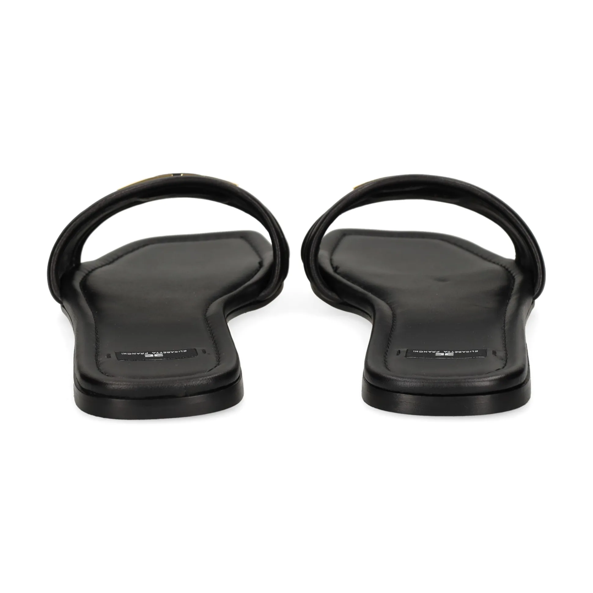 ELISABETTA FRANCHI Sandalias planas de Mujer SA72L61E2 110 NEGRO