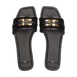 ELISABETTA FRANCHI Sandalias planas de Mujer SA72L61E2 110 NEGRO