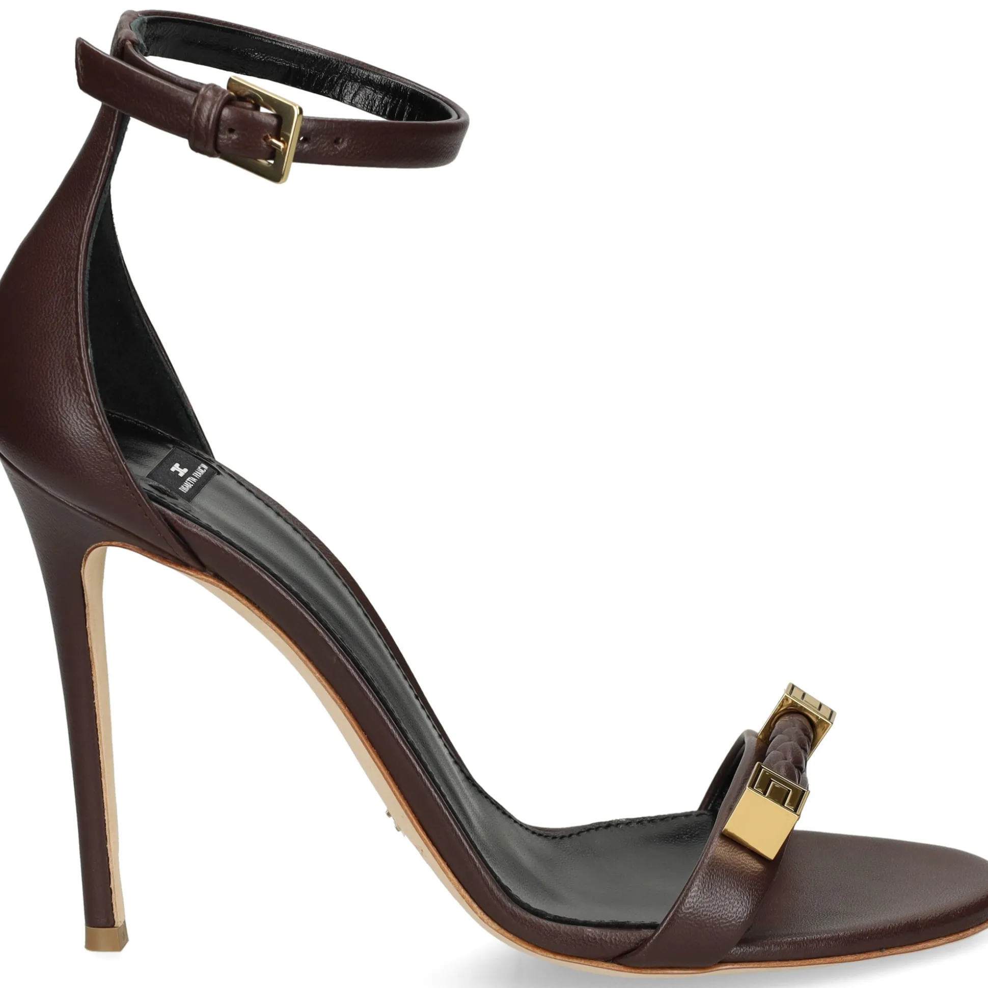 ELISABETTA FRANCHI Sandalias con tacón de Mujer SA12L61E2 644 CACAO