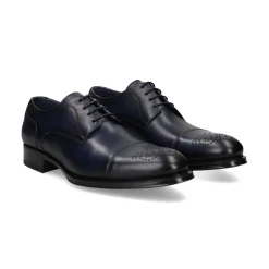 EMIREY Zapatos de vestir de Hombre E-504 AZUL