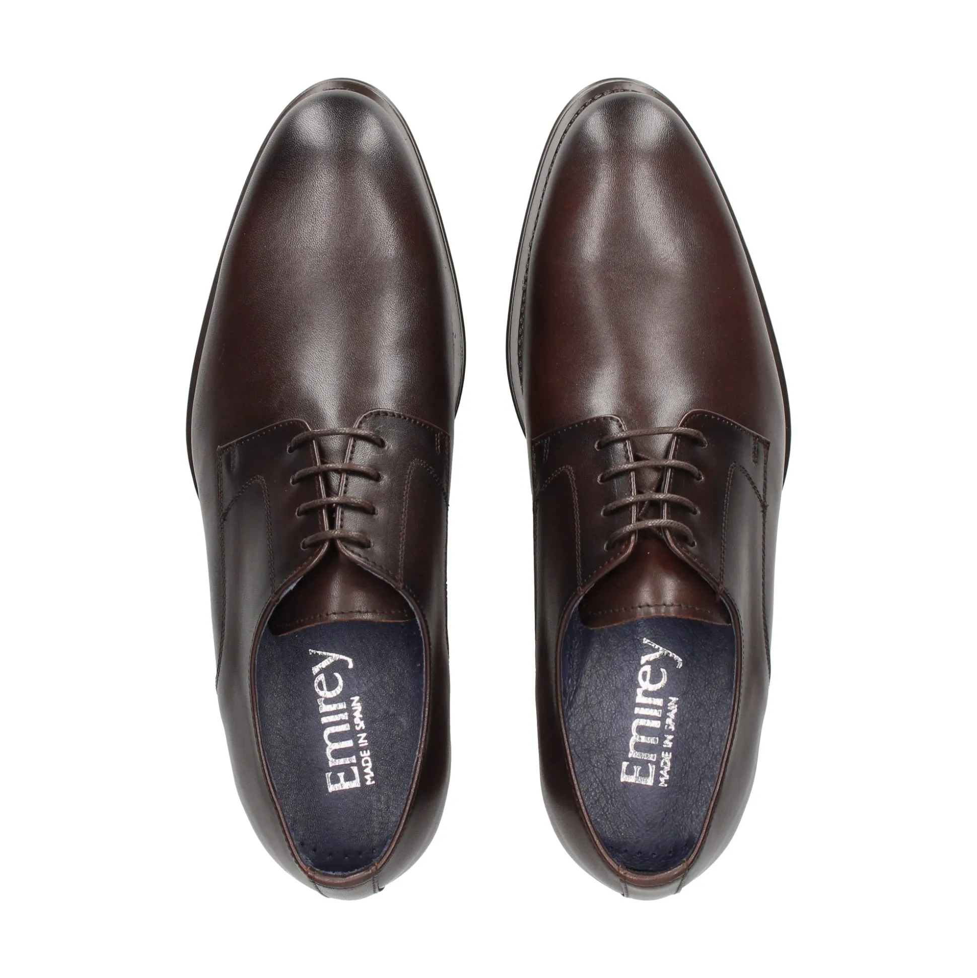 EMIREY Zapatos de vestir de Hombre E-506 DARK BROWN