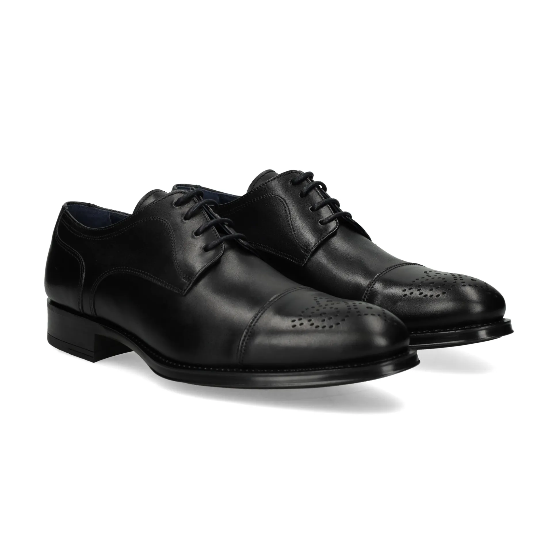 EMIREY Zapatos de vestir de Hombre E-504 NEGRO