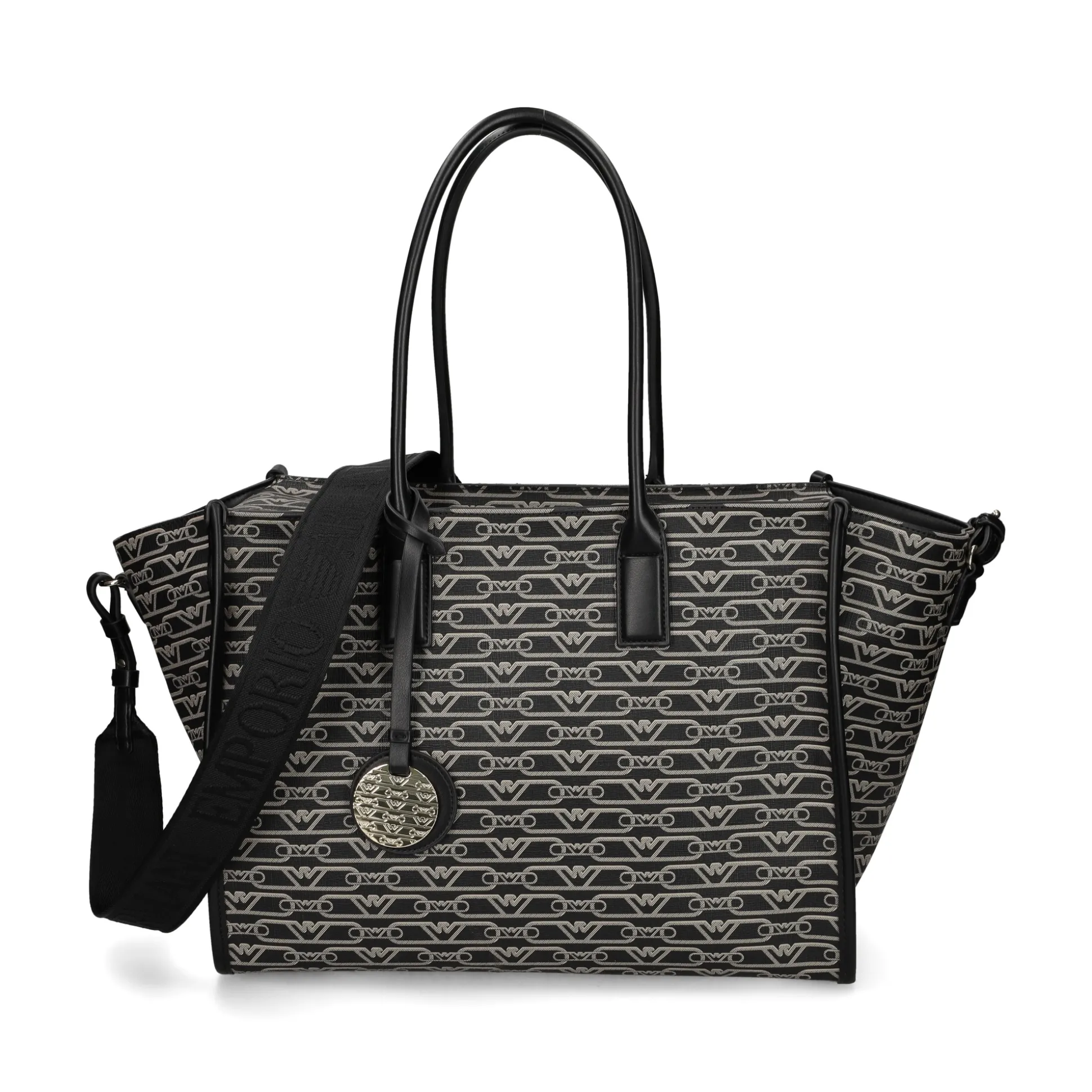 EMPORIO ARMANI Bolsos EW000370 FC033 NERO/ECRU