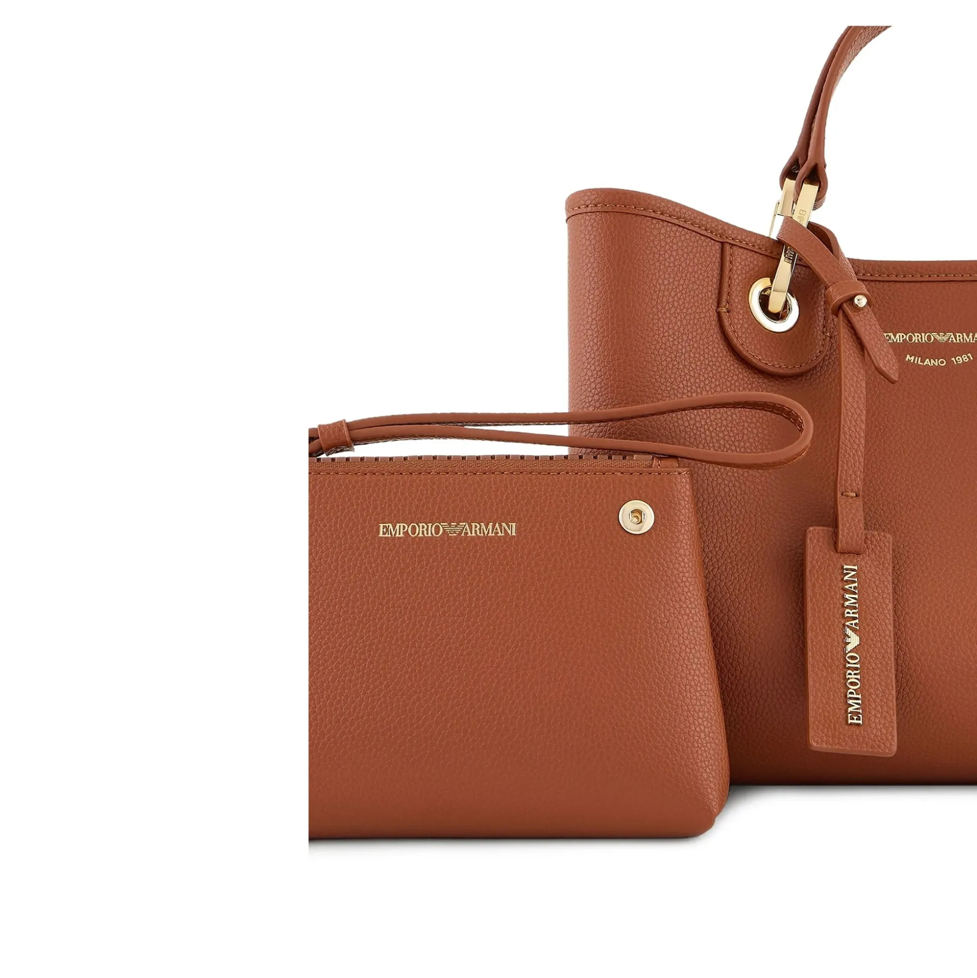 EMPORIO ARMANI Bolsos EW000361 M6030 CUOIO/ROS