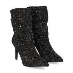 EXE Botines con tacón de Mujer LORENA-210 NEGRO