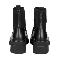 EXE Botines con tacón de Mujer B079-H227 NEGRO