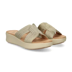 EXE Sandalias con plataforma de Mujer BZX23170-R7 ORO