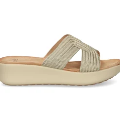 EXE Sandalias con plataforma de Mujer BZX23170-R7 ORO