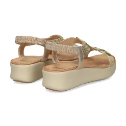 EXE Sandalias con plataforma de Mujer BZX23170-R3 ORO
