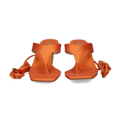 EXE Sandalias con tacón de Mujer BRENDA-314 NARANJA