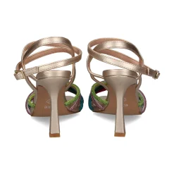 EXE Sandalias con tacón de Mujer GINGER-493 MULTICOLOR