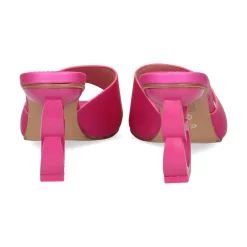 EXE Sandalias con tacón de Mujer LILIAN-160 604 FUCSIA
