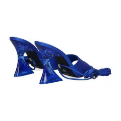 EXE Sandalias con tacón de Mujer CRYSTAL-706 AZUL