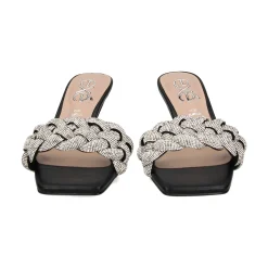 EXE Sandalias con tacón de Mujer JENIFER-040 NEGRO