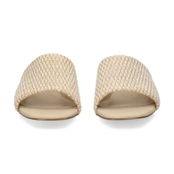EXE Sandalias con tacón de Mujer KATY-400 BEIGE