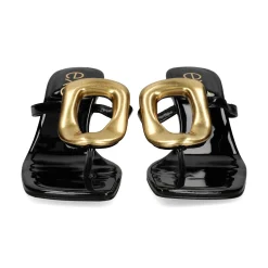 EXE Sandalias con tacón de Mujer SISSY-895 NEGRO