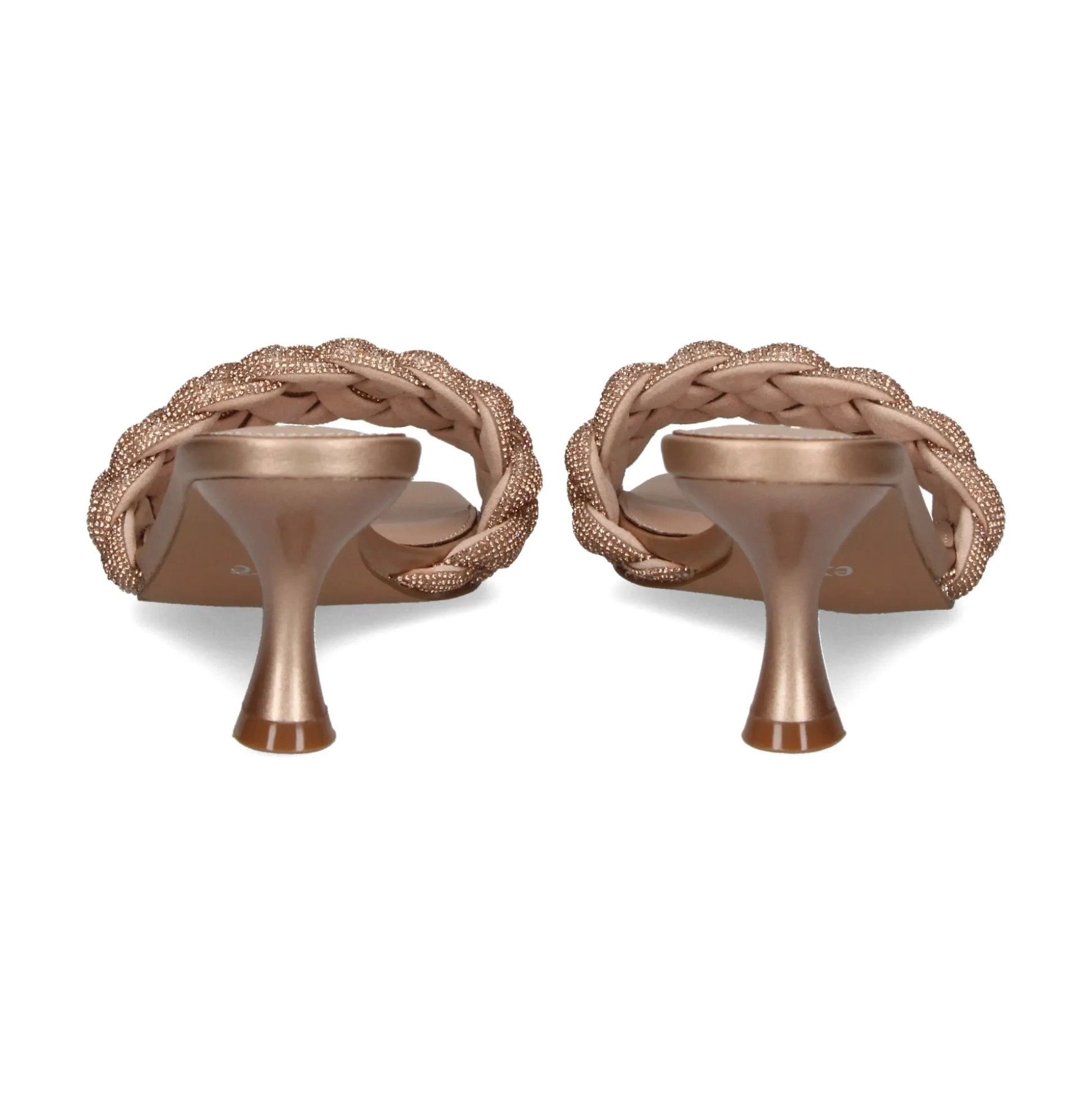 EXE Sandalias con tacón de Mujer JENIFER-040 PINK GOLD