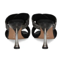 EXE Sandalias con tacón de Mujer LILY-421 NEGRO