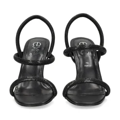EXE Sandalias cuña de Mujer MAGGIE-834 NEGRO
