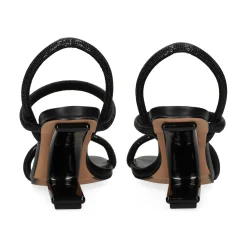 EXE Sandalias cuña de Mujer MAGGIE-834 NEGRO
