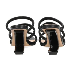 EXE Sandalias cuña de Mujer MAGGIE-822 NEGRO