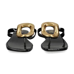 EXE Sandalias planas de Mujer STORM-268 NEGRO