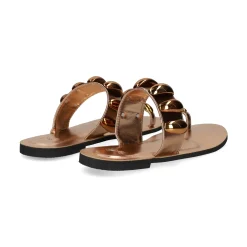 EXE Sandalias planas de Mujer NS-601 BRONCE
