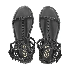 EXE Sandalias planas de Mujer VF239D-78 NEGRO