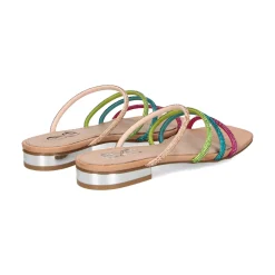 EXE Sandalias planas de Mujer AMELIA-669 MULTICOLOR