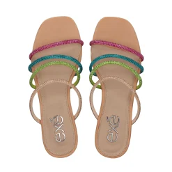 EXE Sandalias planas de Mujer AMELIA-669 MULTICOLOR
