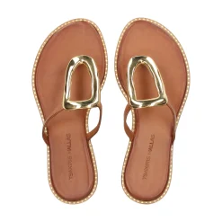EXE Sandalias planas de Mujer 517 CHIOS TAN