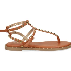 EXE Sandalias planas de Mujer VF239-82 TAN