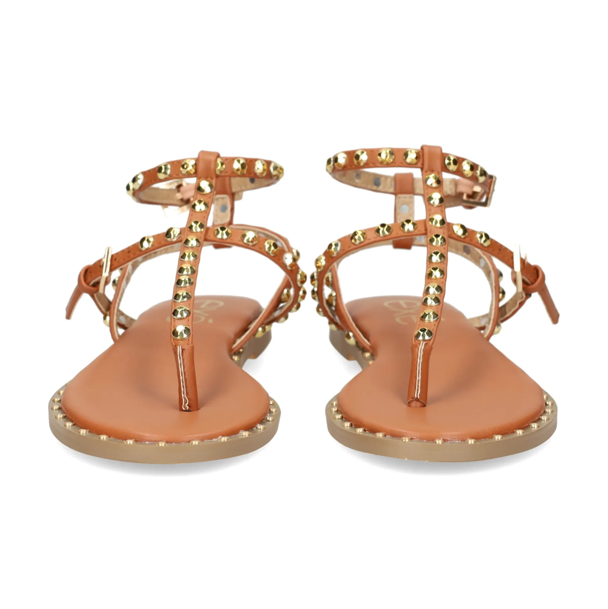 EXE Sandalias planas de Mujer VF239-82 TAN