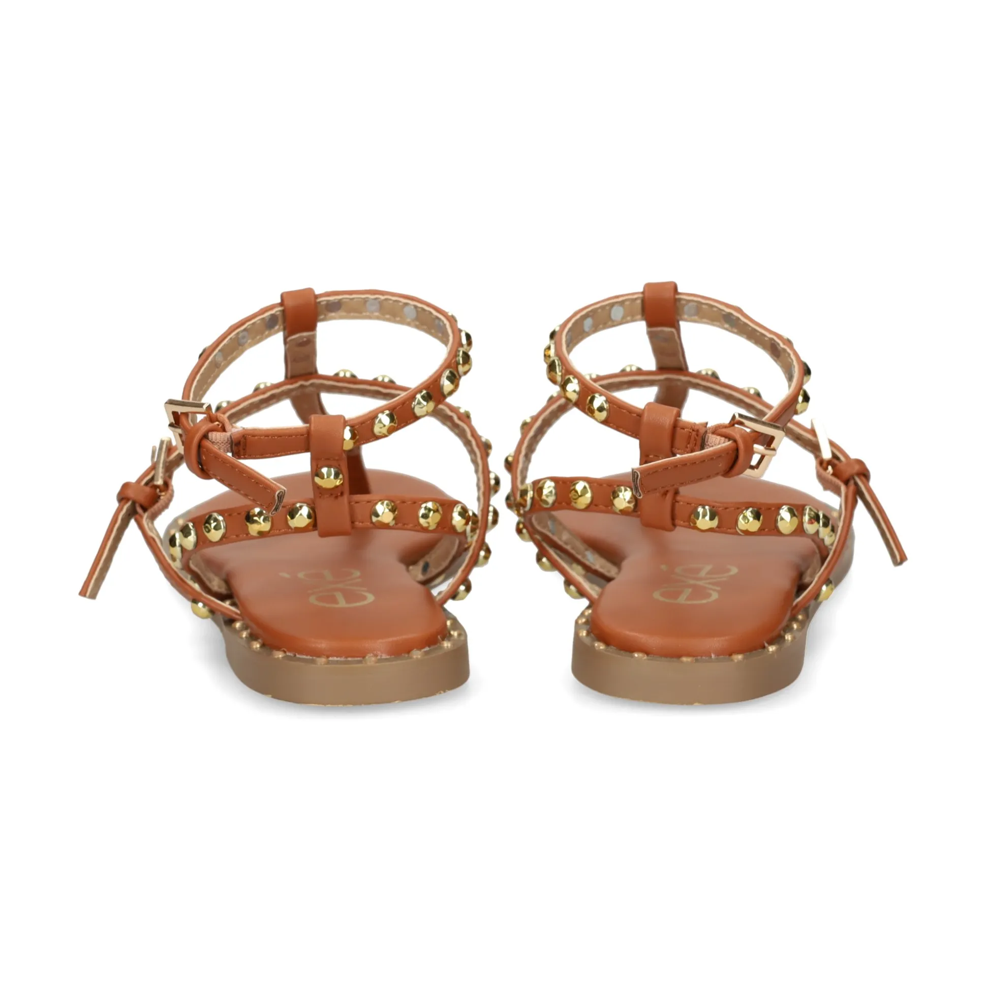 EXE Sandalias planas de Mujer VF239-82 TAN