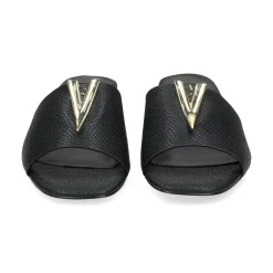 EXE Sandalias planas de Mujer KATY-811 NEGRO