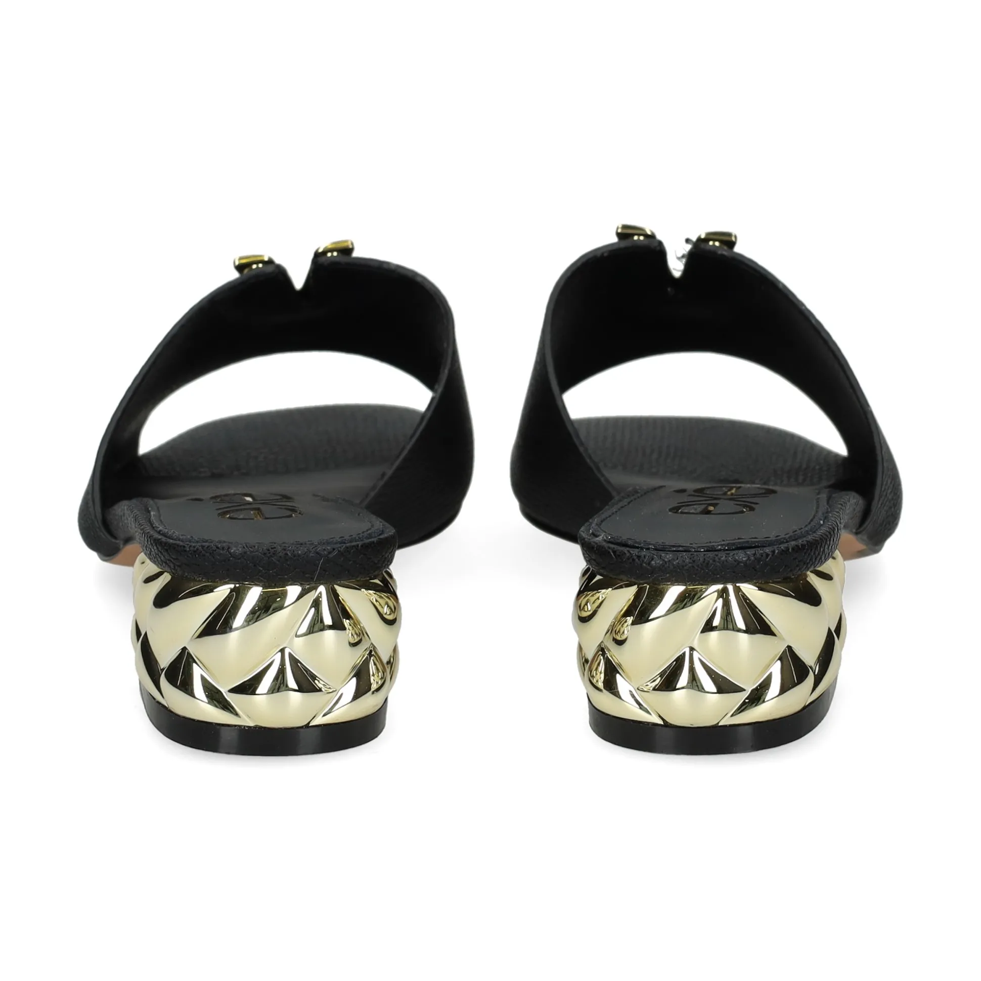 EXE Sandalias planas de Mujer KATY-811 NEGRO