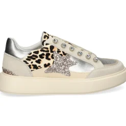 EXE Zapatillas de Mujer CH3595A-61 LEOPARD NATURAL