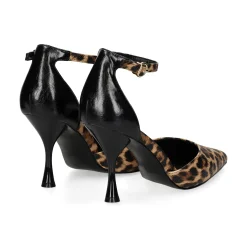 EXE Zapatos de tacón alto PARIS-817 LEOPARD BLACK