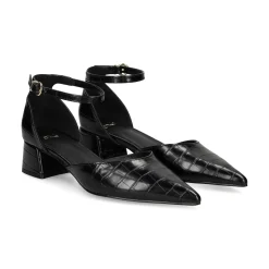 EXE Zapatos de tacón bajo GRACE-617 NEGRO