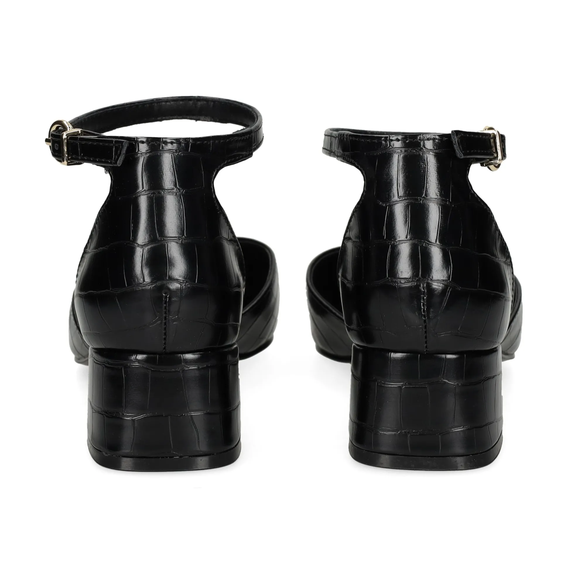 EXE Zapatos de tacón bajo GRACE-617 NEGRO