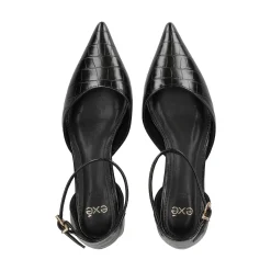 EXE Zapatos de tacón bajo GRACE-617 NEGRO
