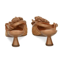 EXE Zapatos de tacón bajo VALENTINA-1637 CAMEL