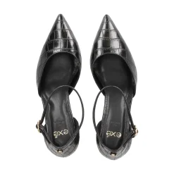 EXE Zapatos de tacón medio de Mujer VIENA-253 NEGRO
