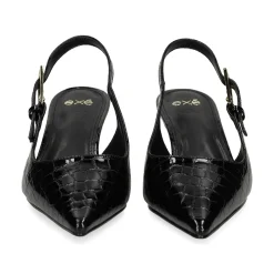 EXE Zapatos de tacón medio de Mujer BLAIR-358 NEGRO
