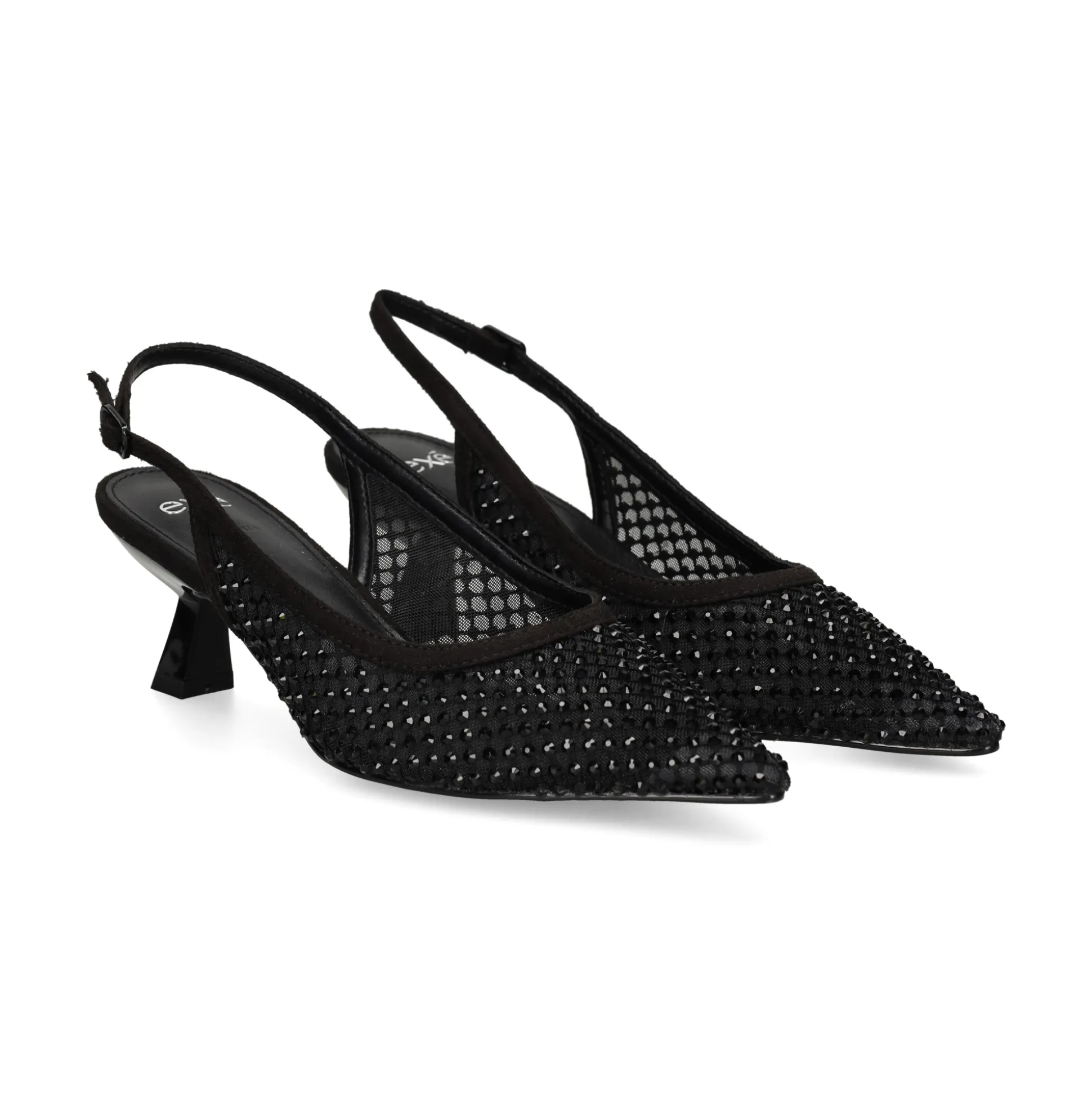 EXE Zapatos de tacón medio de Mujer BLAIR-235 NEGRO