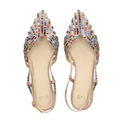 EXE Zapatos planos de Mujer KENDAL-244 TAUPE MULTI