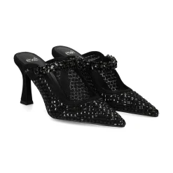 EXE Zuecos de Mujer LAMINA-277 NEGRO